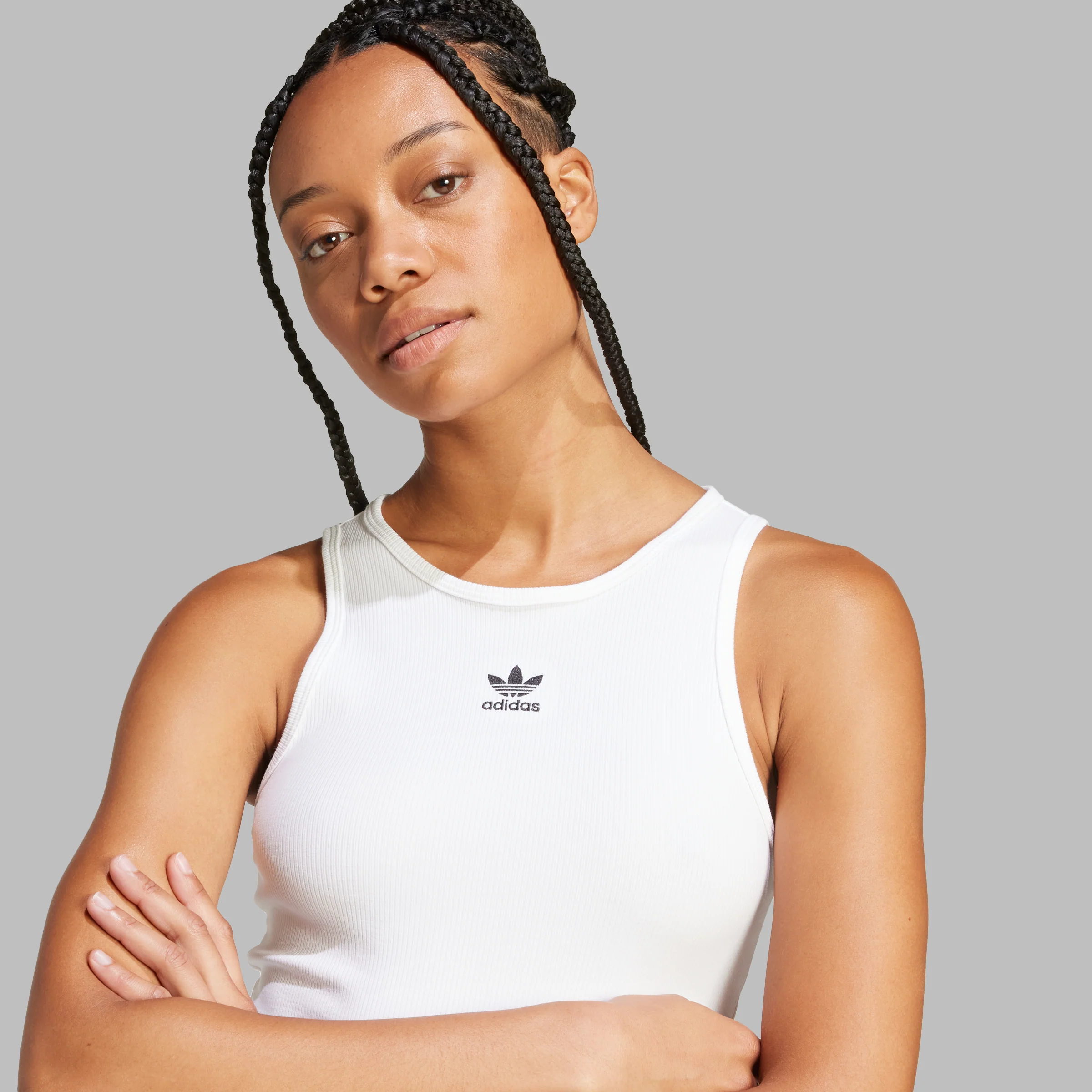 ESSANTIAL RIB גופיית ריב קרופ - Image 3