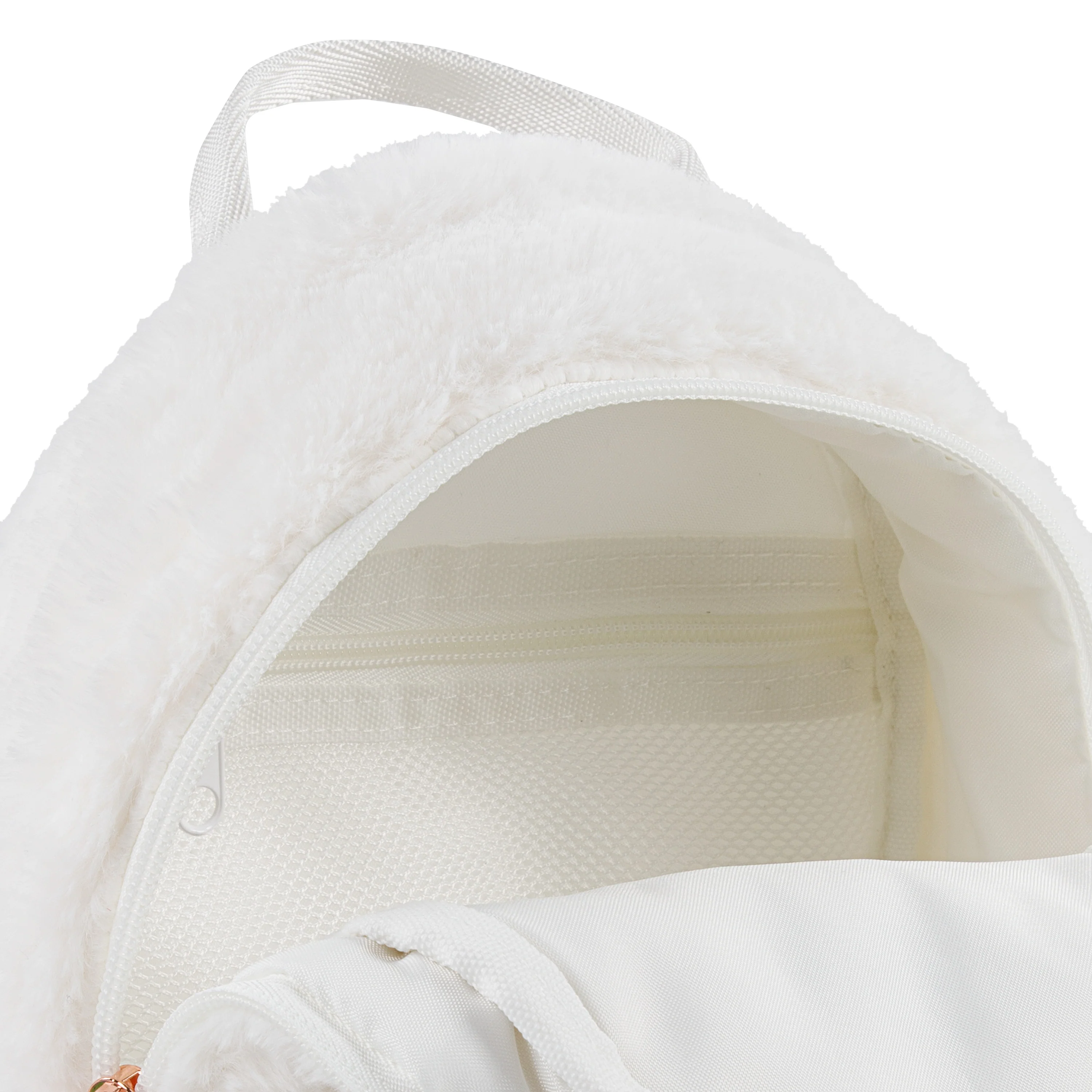 FAUX FUR MINI BACKPACK תיק גב - Image 4