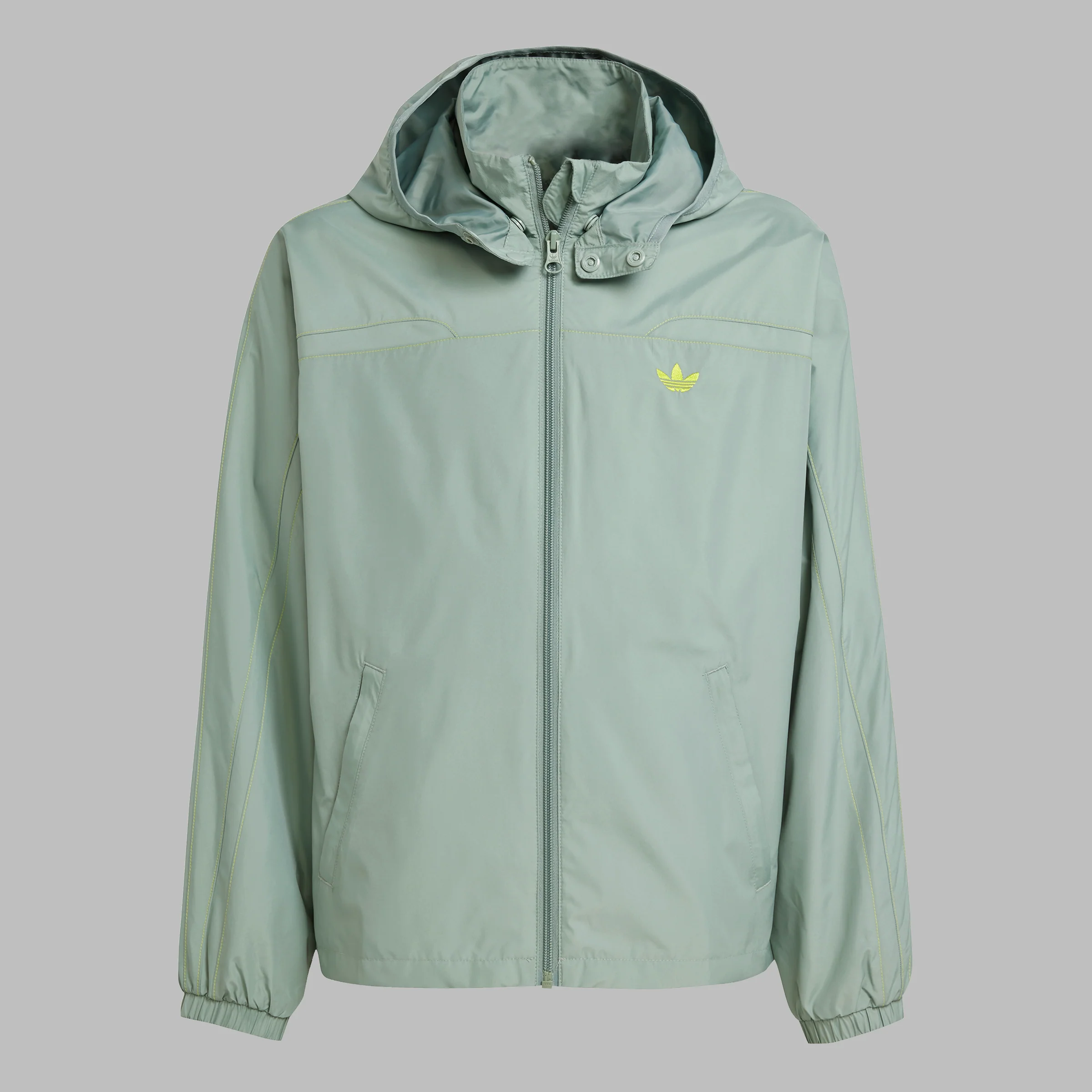 מעיל בשילוב קפוצ׳ון ולוגו - Image 9