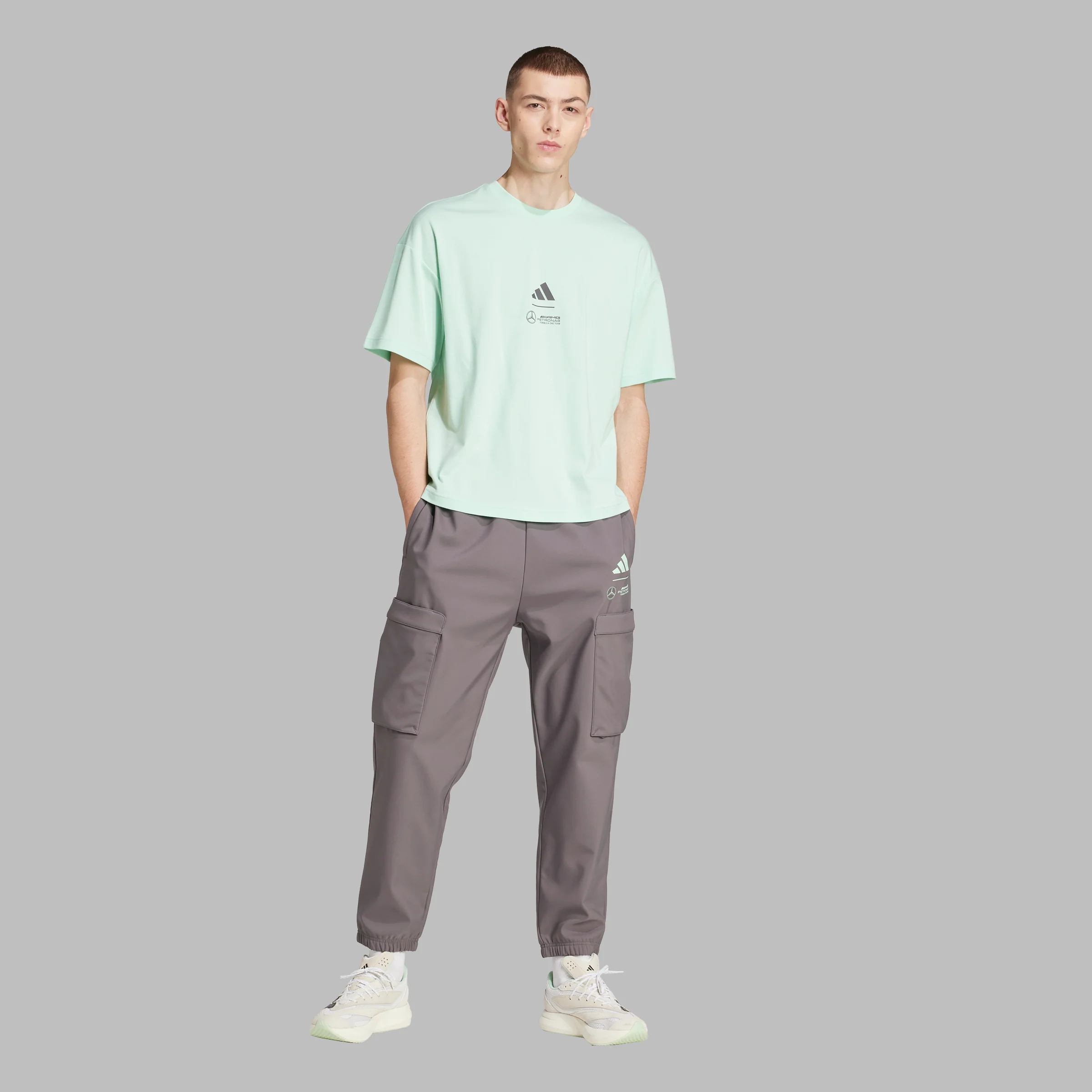 MERCEDES - PETRONAS FORMULA 1  מכנס טרנינג - Image 4