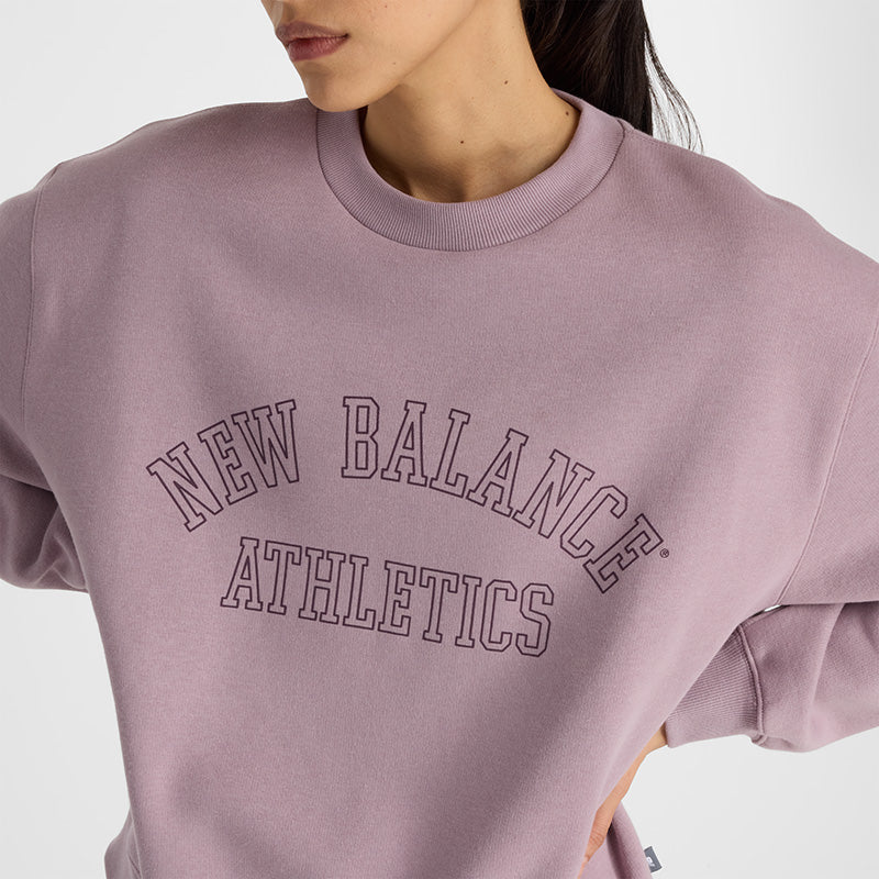 GRAPHIC FLEECE CREW סווטשירט - Image 4